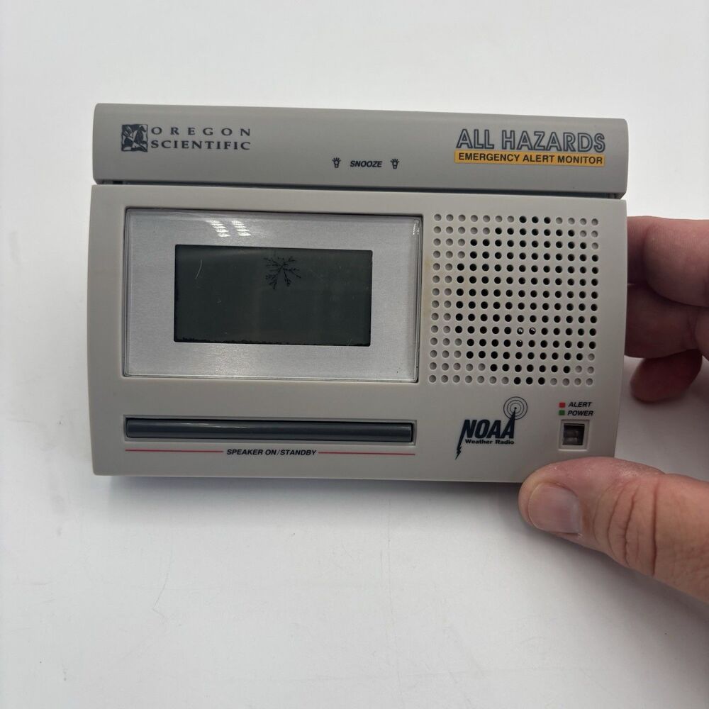 Oregon Scientific WR3000 All Hazards NOAA Weather Radio Emergency Alert Monitor